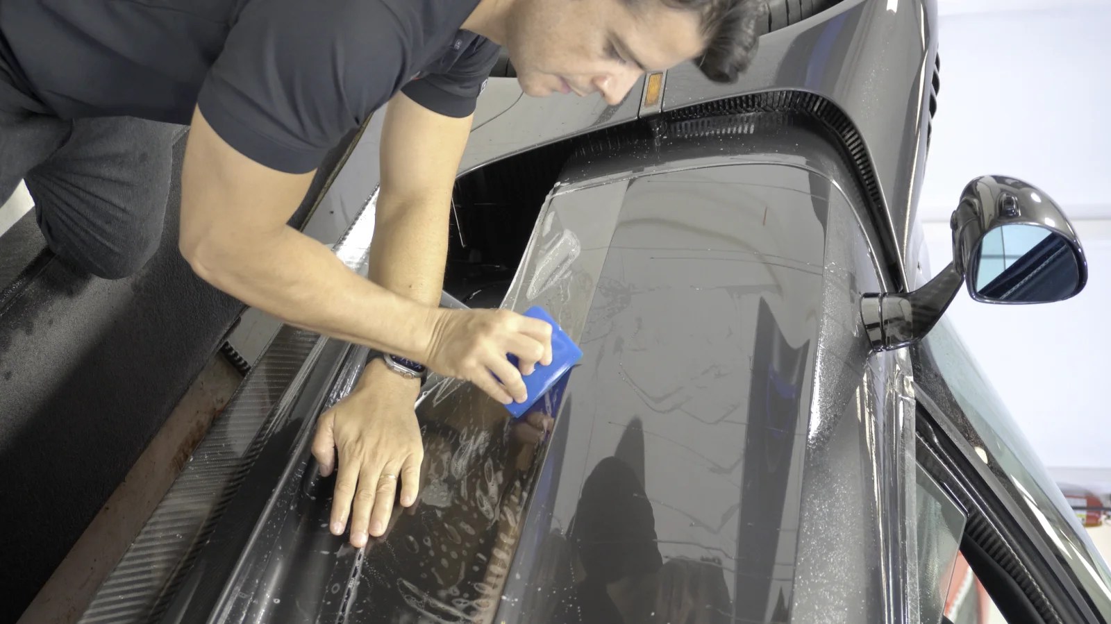 Hands-on paint protection film install at IMAGE
